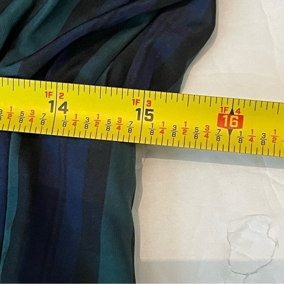 Vineyard Vines Strapless Plaid Stripe Velvet Holiday Party Event Dress NWT - Picture 12 of 12